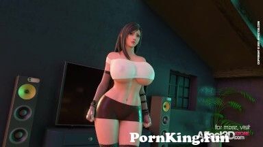 Big tits Tifa enjoying big black cock in a 3D animation from vifa Watch HD  Porn Video 